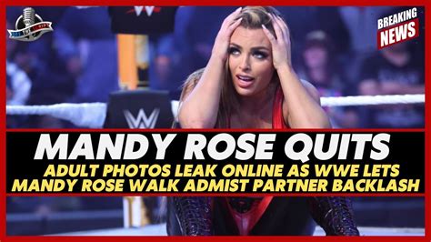 mandy rose nsfw|Mandy Rose Was Released From WWE, And Responded After